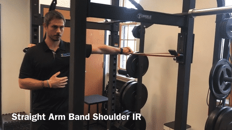 Straight arm band shoulder IR