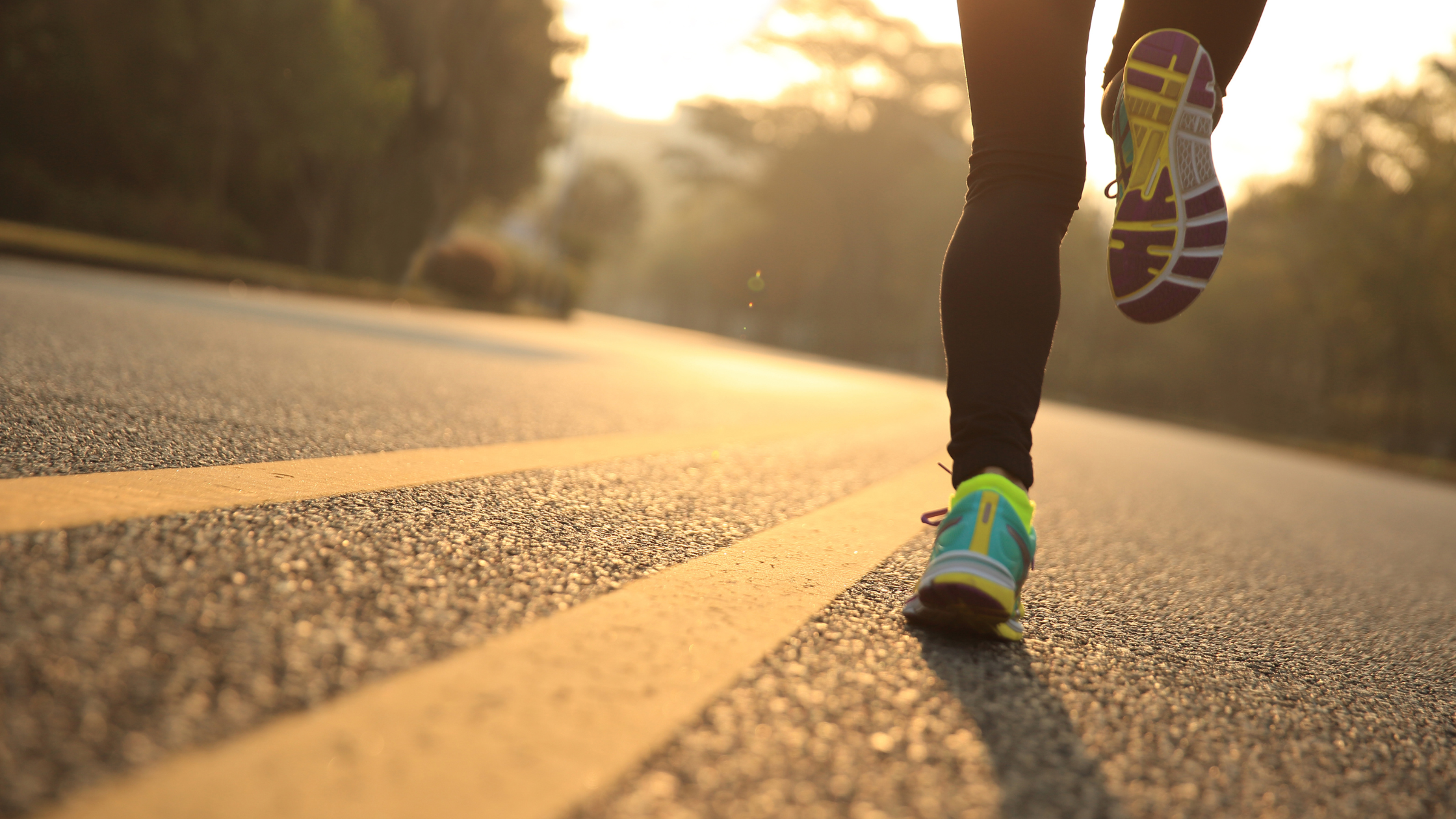 runner on street